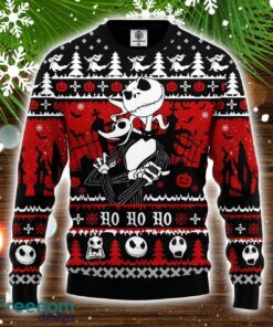 Jack And Zero Nightmare Before Xmas Ugly Christmas Sweater Amazing Gift Family Christmas Gift