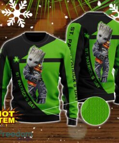 Jack Daniel’s St Patrick Day All Over Print Sweater Christmas Holiday Gift Men and Women