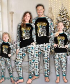 Jacksonville Jaguars Super Bowl Christmas Family Pajamas Set Kid Men Women