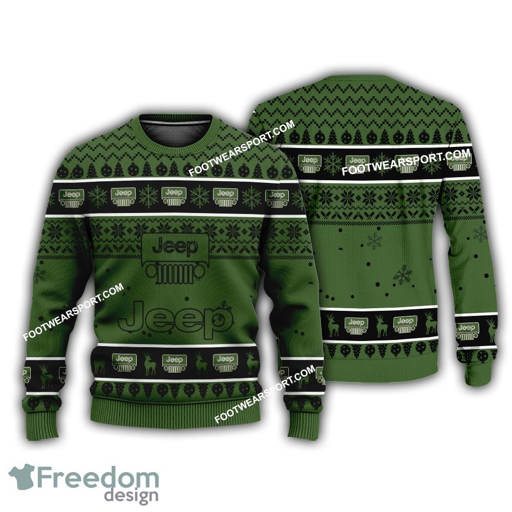 Jeep Car Racing Logo Merry Christmas Knitted Sweater Gift For Men And Women image Jeep Car Racing Logo Merry Christmas Knitted Sweater Gift For Men And Women - Jeep Car Racing Logo Merry Christmas Knitted Sweater Gift For Men And Women