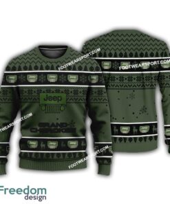 Jeep Grand Cherokee Car Racing Logo Merry Christmas Ugly Sweater Gift For Adult