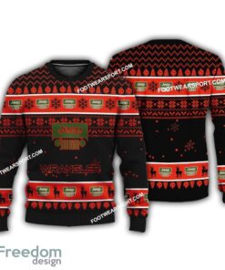 Jeep Wrangler Car Racing Logo Merry Xmas Ugly Sweater Gift Holidays