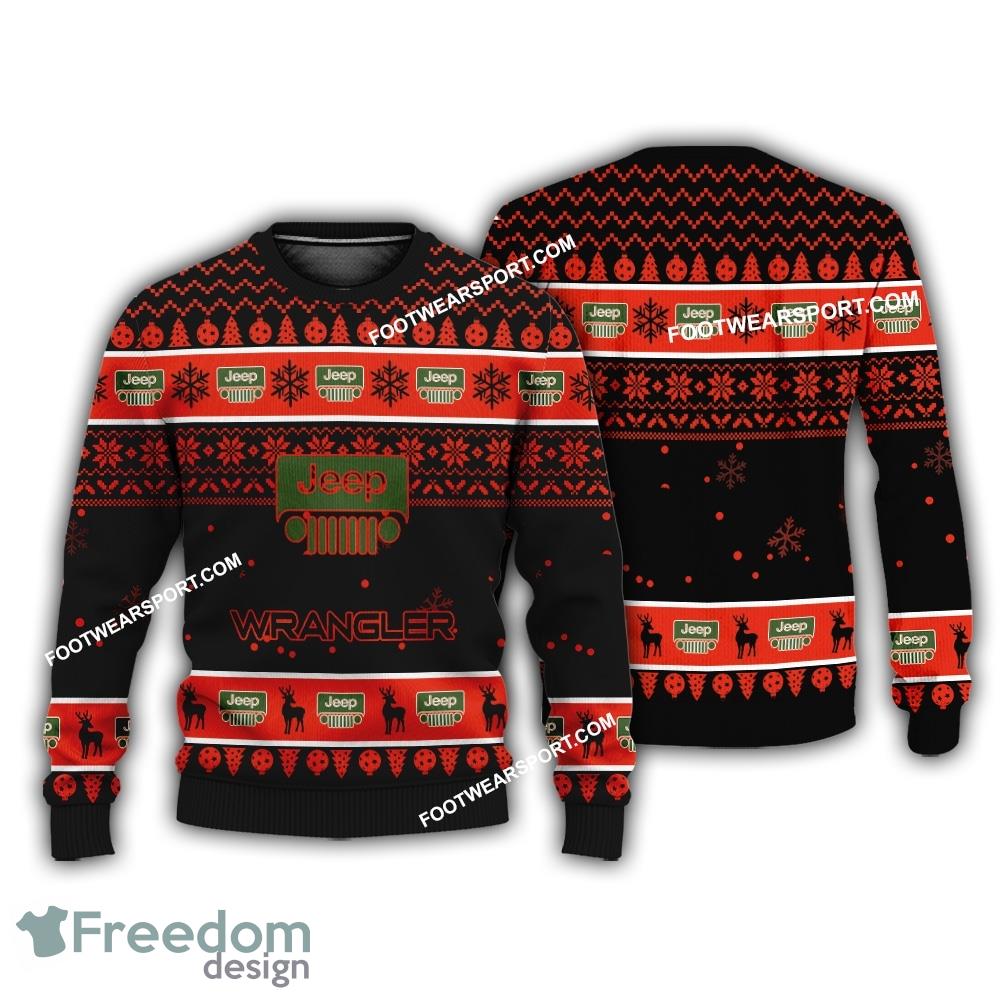 Jeep Wrangler Car Racing Logo Merry Xmas Ugly Sweater Gift Holidays image Jeep Wrangler Car Racing Logo Merry Xmas Ugly Sweater Gift Holidays - Jeep Wrangler Car Racing Logo Merry Xmas Ugly Sweater Gift Holidays