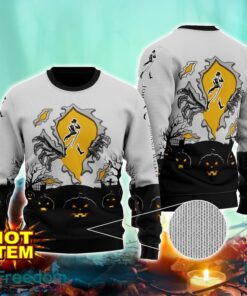 Johnnie Walker Scary Night Halloween Hand Pull Out Halloween 3D Sweater For Men and Women