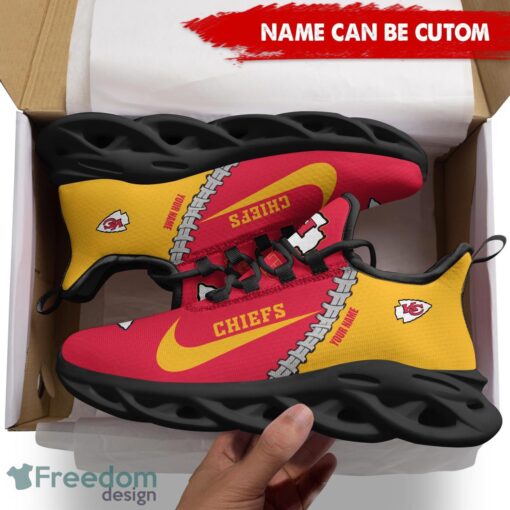 Kansas City Chiefs Custom Name Limited Max Soul Shoes Sneakers For Sports Fans Gift Product Photo 2