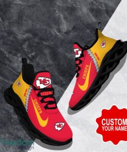 Kansas City Chiefs Custom Name Limited Max Soul Shoes Sneakers For Sports Fans Gift