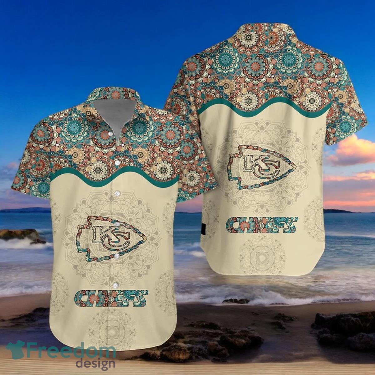 Kansas City Chiefs Hawaiian Shirt Custom Name Special Gift For Men And image Kansas City Chiefs Hawaiian Shirt Custom Name Special Gift For Men And Product Photo 1