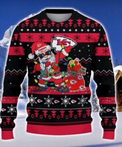 Kansas City Chiefs Santa Claus Ugly Christmas Sweater Christmas Gift 3D Sweater