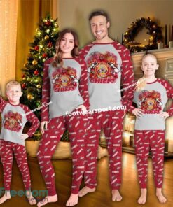 Kansas City Chiefs Transfer Ugly Christmas Pajamas Set Family Kid Men Women