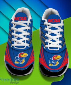 Kansas Jayhawks Air Cushion Sports Shoes Custom Name Gift For Fans Men Women Shoes Product Photo 3