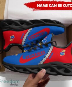 Kansas Jayhawks Custom Name Limited Max Soul Shoes Sneakers For Sports Fans Gift Product Photo 2