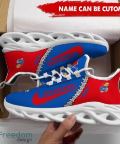 Kansas Jayhawks Custom Name Limited Max Soul Shoes Sneakers For Sports Fans Gift Product Photo 5