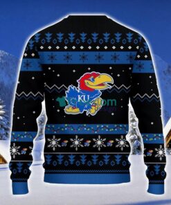 Kansas Jayhawks Santa Claus Ugly Christmas Sweater Christmas Gift 3D Sweater Product Photo 2