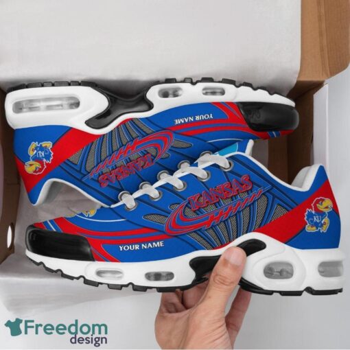 Kansas Jayhawks TN Shoes Custom Name Shoes Fans Sneakers Shoes Product Photo 1