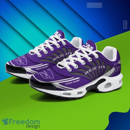 Kansas State Wildcats Air Cushion Sports Shoes Custom Name Gift For Fans Men Women Shoes Product Photo 2