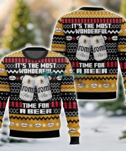 Krombacher It’s the Most Wonderful time for a Beer 3D Ugly Christmas Sweater Unisex Sweater Christmas Gift