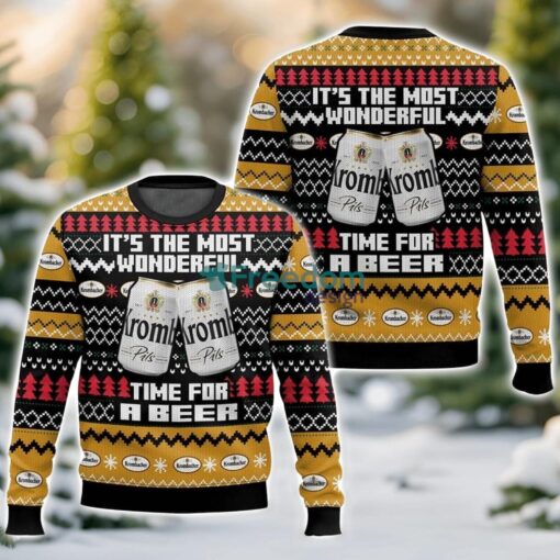 Krombacher It’s the Most Wonderful time for a Beer 3D Ugly Christmas Sweater Unisex Sweater Christmas Gift Product Photo 1