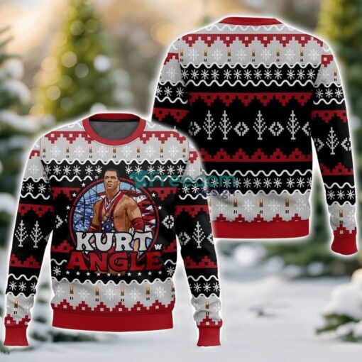 Kurt Angle 3D Ugly Christmas Sweater Unisex Sweater Christmas Gift Product Photo 1