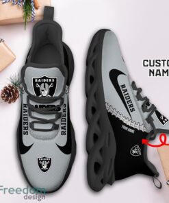 Las Vegas Raiders Custom Name Limited Max Soul Shoes Sneakers For Sports Fans Gift Product Photo 3