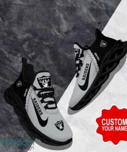 Las Vegas Raiders Custom Name Limited Max Soul Shoes Sneakers For Sports Fans Gift