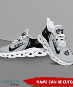 Las Vegas Raiders Custom Name Limited Max Soul Shoes Sneakers For Sports Fans Gift Product Photo 4