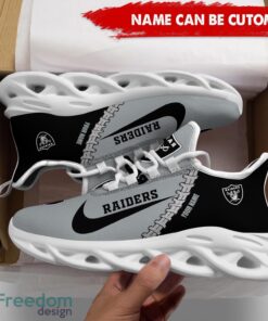 Las Vegas Raiders Custom Name Limited Max Soul Shoes Sneakers For Sports Fans Gift Product Photo 5