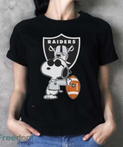 Las Vegas Raiders NFL x Snoopy Dog Peanuts t-shirt - Ladies T-Shirt