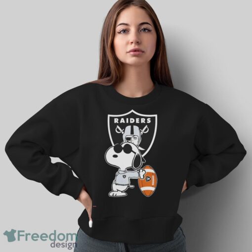 Las Vegas Raiders NFL x Snoopy Dog Peanuts t-shirt - Sweatshirt