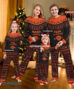 Logo San Francisco Giants Papa Mama Family Pajamas Set Gift Christmas