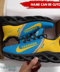 Los Angeles Chargers Custom Name Limited Max Soul Shoes Sneakers For Sports Fans Gift Product Photo 2