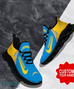 Los Angeles Chargers Custom Name Limited Max Soul Shoes Sneakers For Sports Fans Gift Product Photo 1