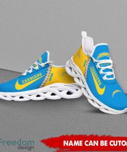 Los Angeles Chargers Custom Name Limited Max Soul Shoes Sneakers For Sports Fans Gift Product Photo 4