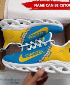 Los Angeles Chargers Custom Name Limited Max Soul Shoes Sneakers For Sports Fans Gift Product Photo 5