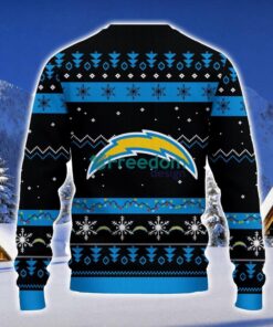 Los Angeles Chargers Santa Claus Ugly Christmas Sweater Christmas Gift 3D Sweater Product Photo 2