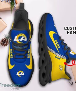 Los Angeles Rams Custom Name Limited Max Soul Shoes Sneakers For Sports Fans Gift Product Photo 3