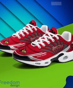 Louisville Cardinals Air Cushion Sports Shoes Custom Name Gift For Fans Men Women Shoes Product Photo 2