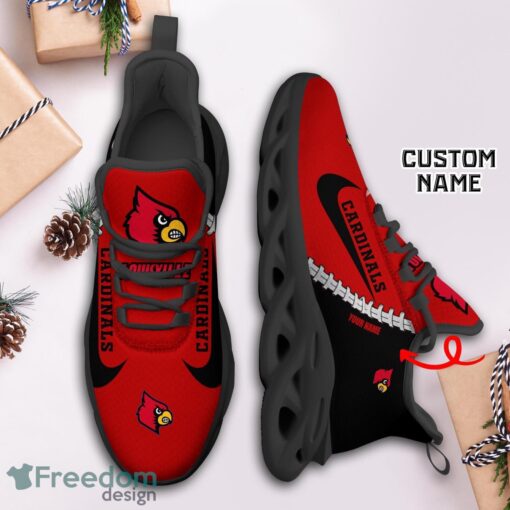 Louisville Cardinals Custom Name Limited Max Soul Shoes Sneakers For Sports Fans Gift Product Photo 3