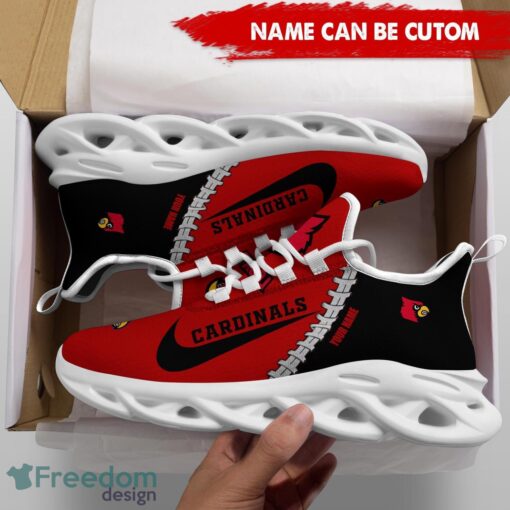 Louisville Cardinals Custom Name Limited Max Soul Shoes Sneakers For Sports Fans Gift Product Photo 5