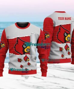 Louisville Cardinals NCAA Logo New Idea Christmas Ugly Sweater 3D For Men And Women