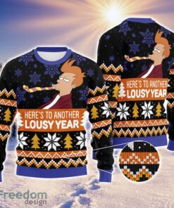 Lousy Year Futurama Ugly Christmas Sweater Trendy Ugly Christmas Sweater Holiday Gift