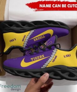 LSU Tigers Custom Name Limited Max Soul Shoes Sneakers For Sports Fans Gift Product Photo 2