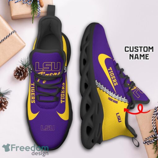 LSU Tigers Custom Name Limited Max Soul Shoes Sneakers For Sports Fans Gift Product Photo 3