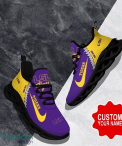 LSU Tigers Custom Name Limited Max Soul Shoes Sneakers For Sports Fans Gift Product Photo 1