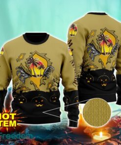 Malibu Rum Scary Night Halloween Hand Pull Out Halloween 3D Sweater For Men and Women