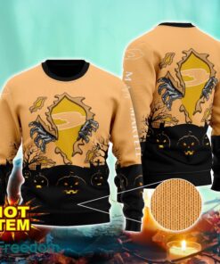 Martell Scary Night Halloween Hand Pull Out Halloween 3D Sweater For Men and Women