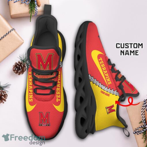 Maryland Terrapins Custom Name Limited Max Soul Shoes Sneakers For Sports Fans Gift Product Photo 3