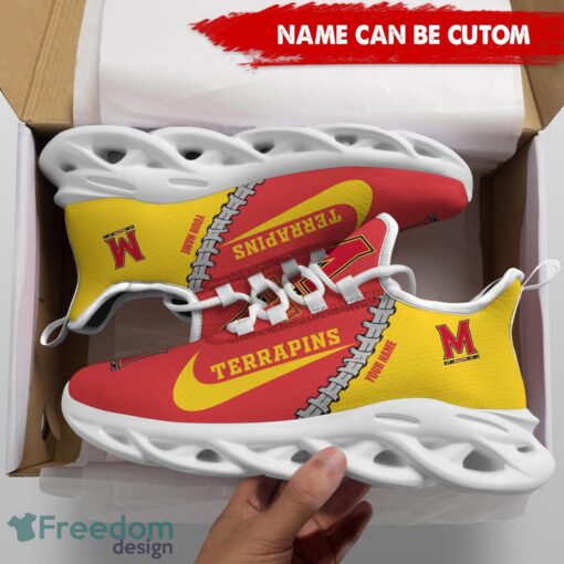 Maryland Terrapins Custom Name Limited Max Soul Shoes Sneakers For Sports Fans Gift Product Photo 5