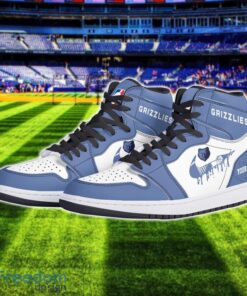 Memphis Grizzlies Air Jordan 1 Shoes Sport Hightop Sneakers For Men And Women Custom Name Product Photo 2