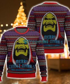 Merry Christ-Myah-s! Skeletor Masters of the Universe Ugly Christmas Sweater Holiday Gift For Family Christmas Sweater