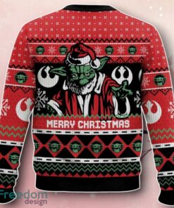 Merry Christmas Yoda Star Wars Ugly Sweater The Perfect Gift Product Photo 2